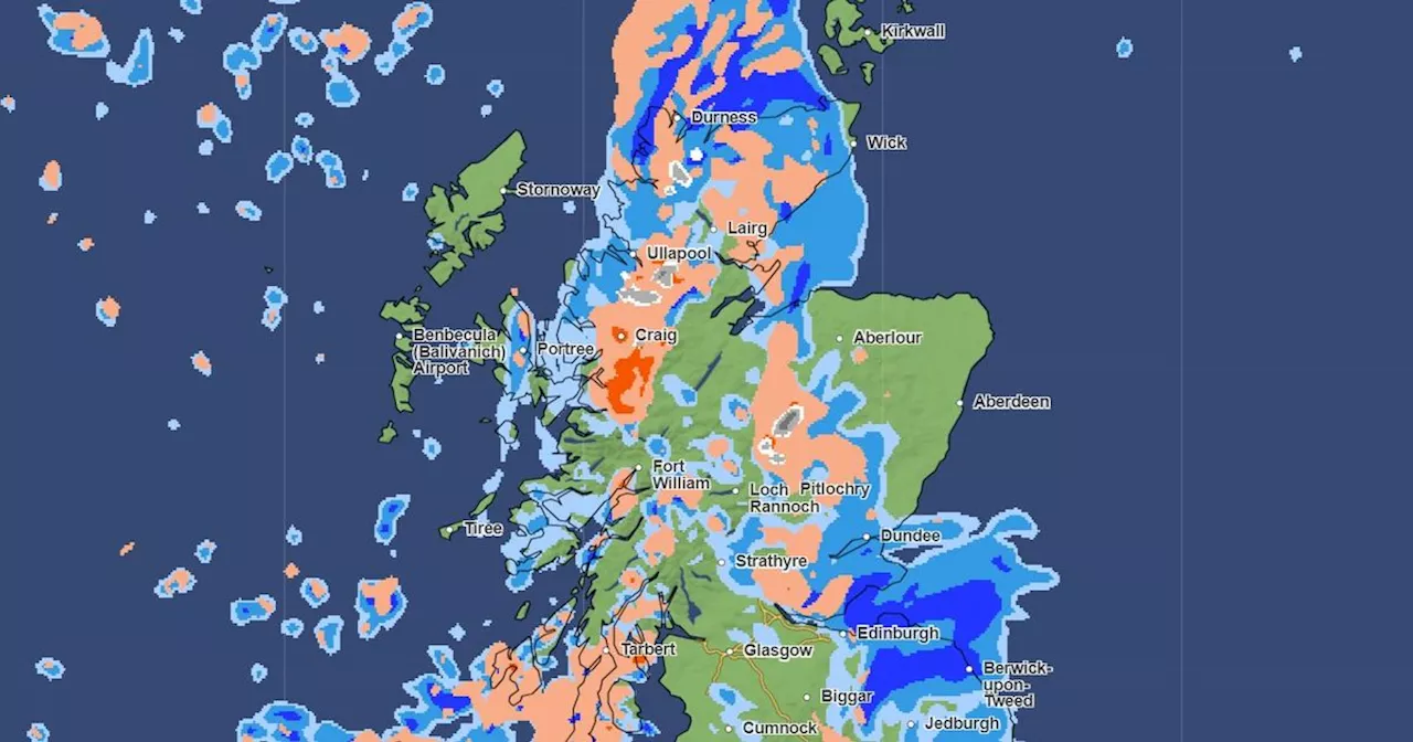 Met Office map shows where snow could hit the UK today