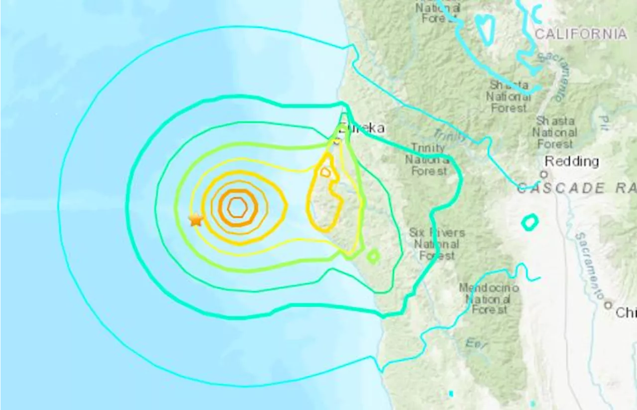 Tsunami warning for Bay Area coast after magnitude 7.0 earthquake hits California’s northeast coast