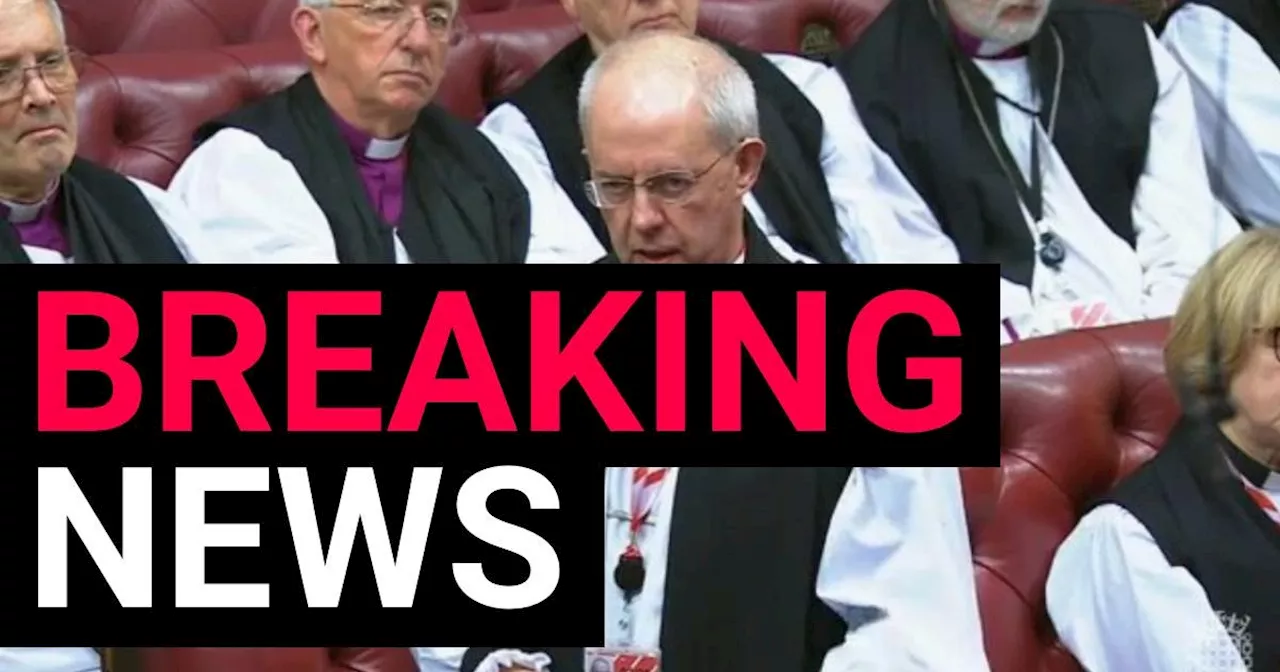 Justin Welby jokes about 'playing football with chopped off head' in last speech