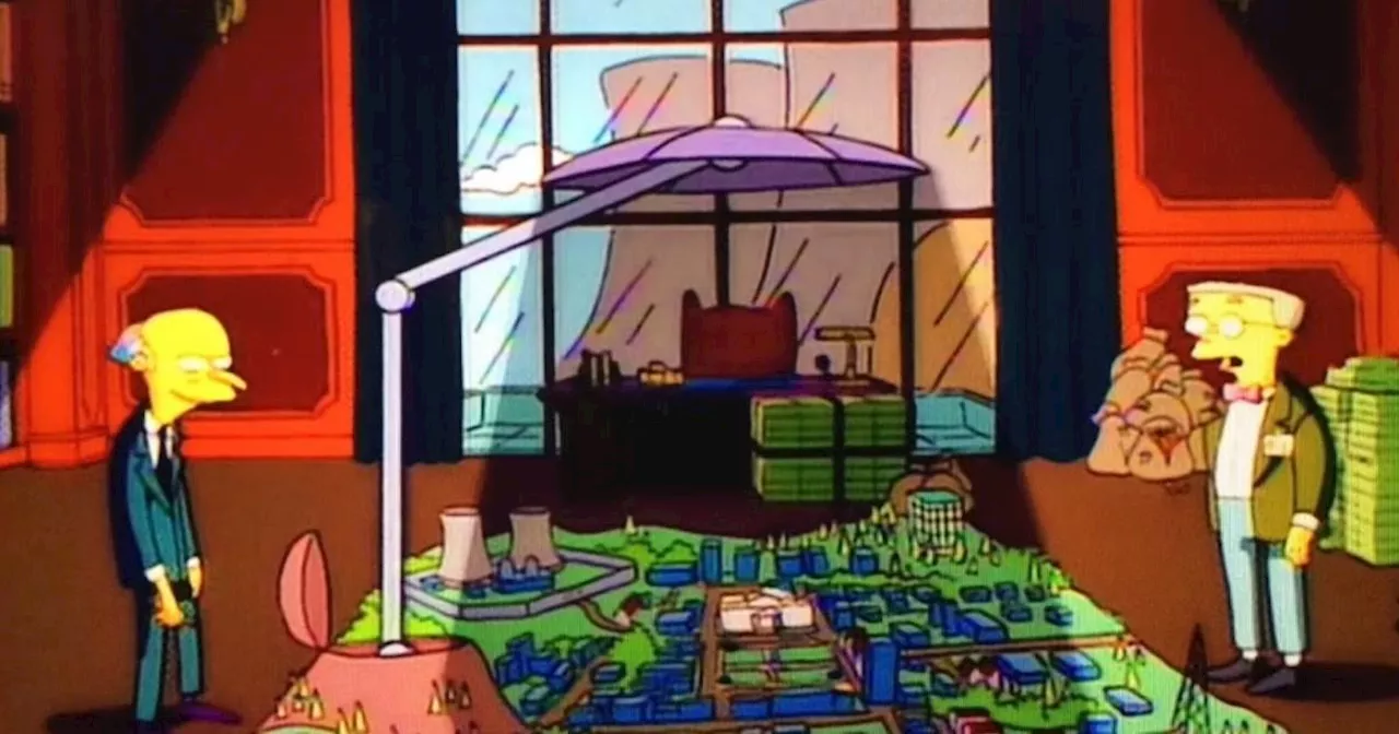 The Simpsons strikes again as Mr Burns' evil space plan is actually happening