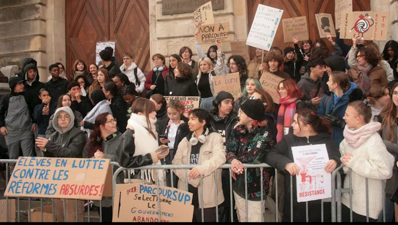 Lycéens de Daudet bloquent leur établissement contre Parcoursup et le système éducatif