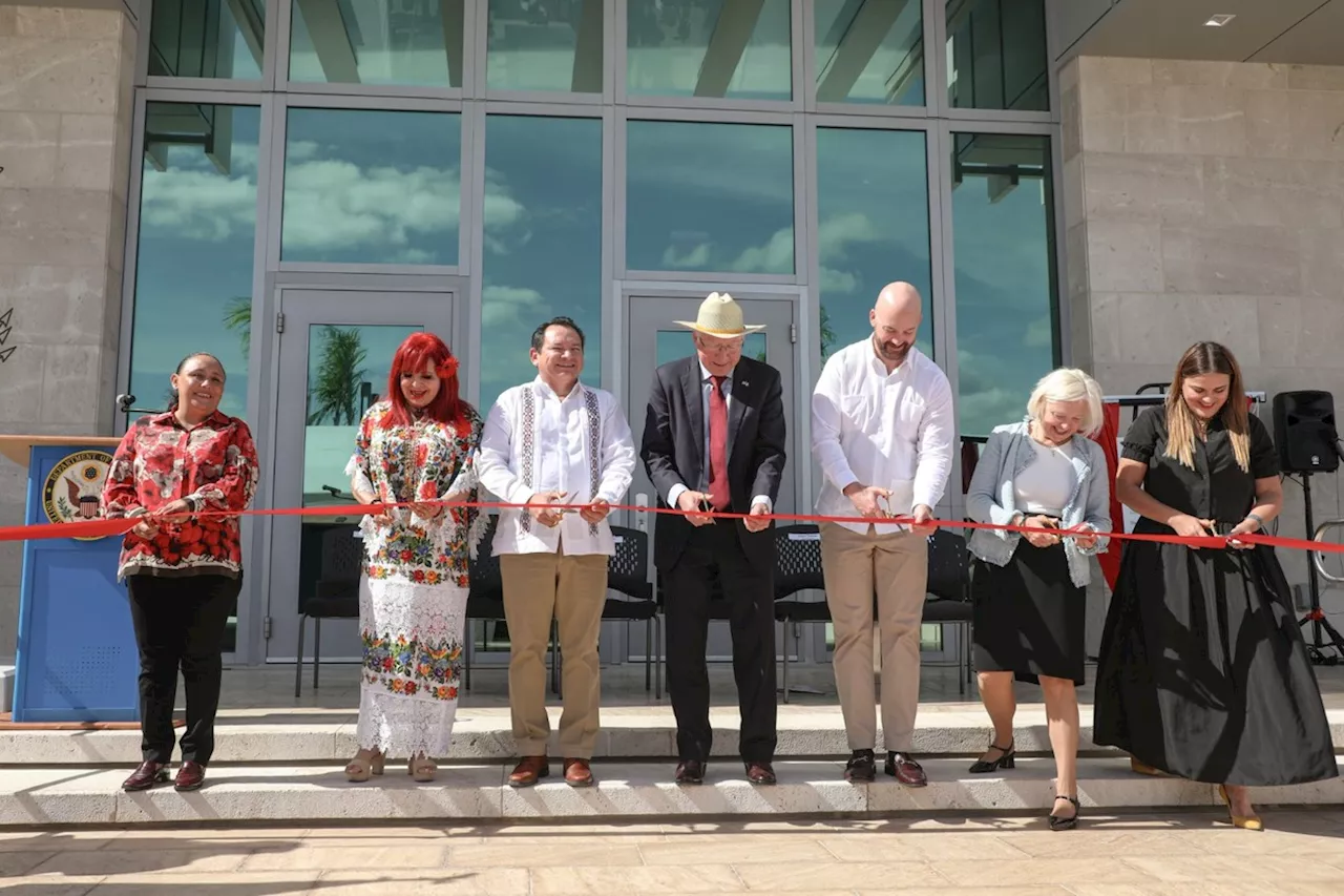 Yucatán inaugura nuevas oficinas del consulado estadunidense en Mérida