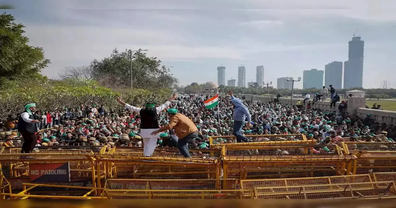 किसानों को जीरो पॉइंट से देर रात पुलिस ने दोबारा किया गिरफ्तार, धरना स्थल खाली कराया, CM योगी ने दिखाई सख्ती