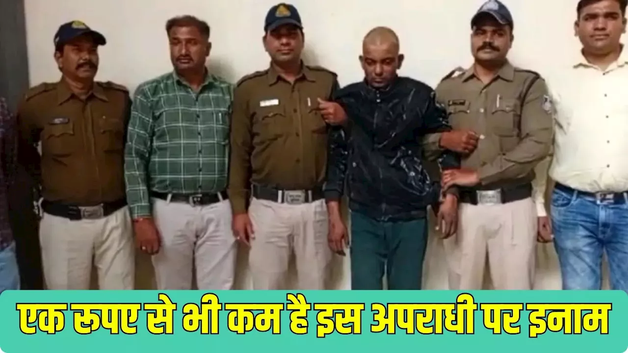 दबंगों की इज्जत अठन्नी के भाव... 50 पैसे का इनामी बदमाश पकड़ाया, पुलिसवालों को इनाम में मिलेंगे 12.50 पैसे