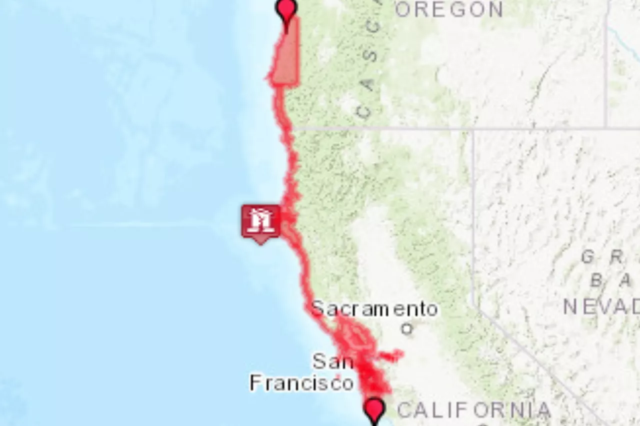 Tsunami Warning Cancelled After 7.0 Earthquake Rattles Northern California