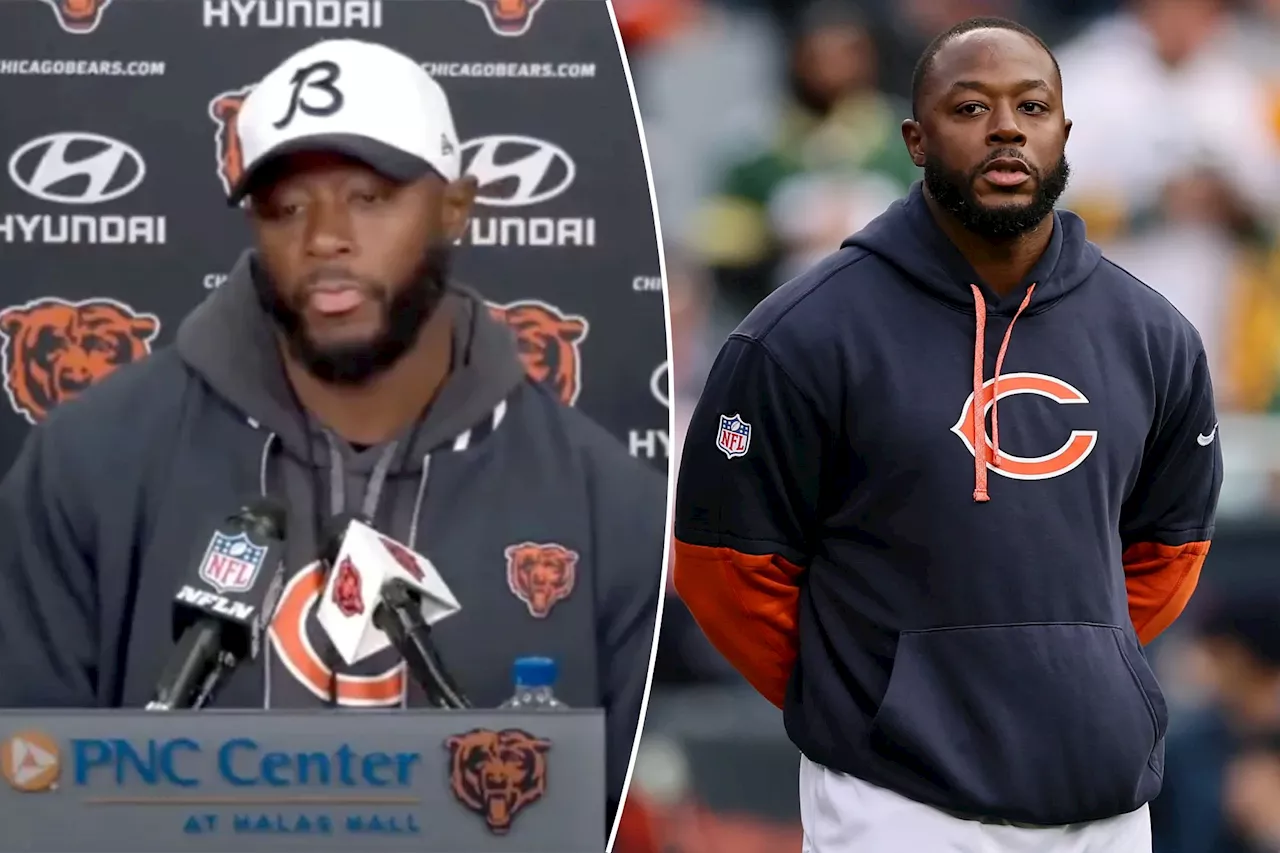 Interim Bears coach Thomas Brown lost more than 20 pounds after staff shakeup