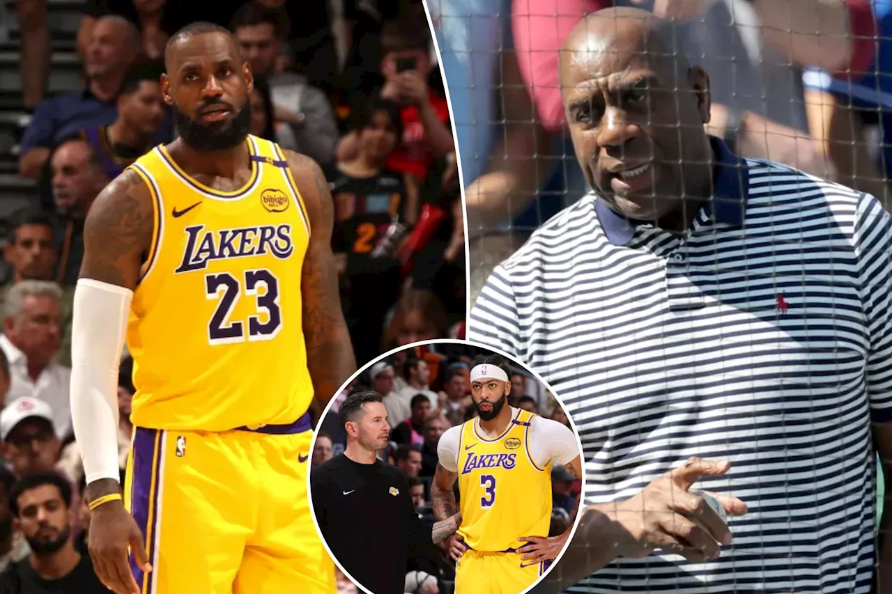 Magic Johnson is 'embarrassed' about Lakers' brutal play in nightmare 41-point loss