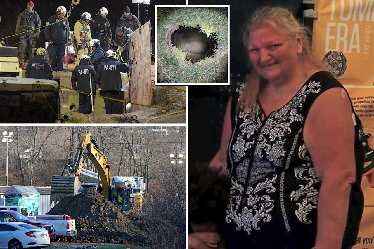 Searchers don’t expect to find Pennsylvania woman alive in sinkhole, cops say