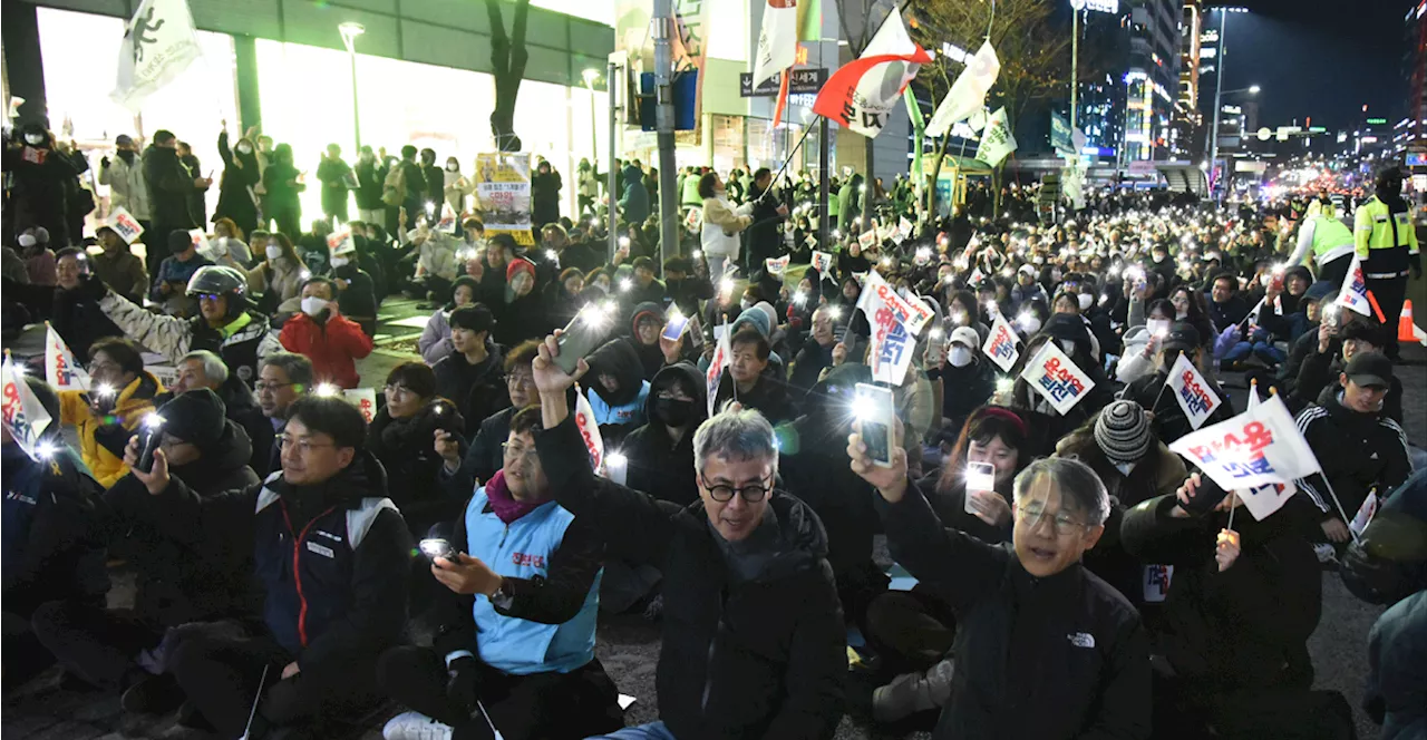 윤석열 탄핵 집회, 대전시민들이 축제처럼 즐겼다!