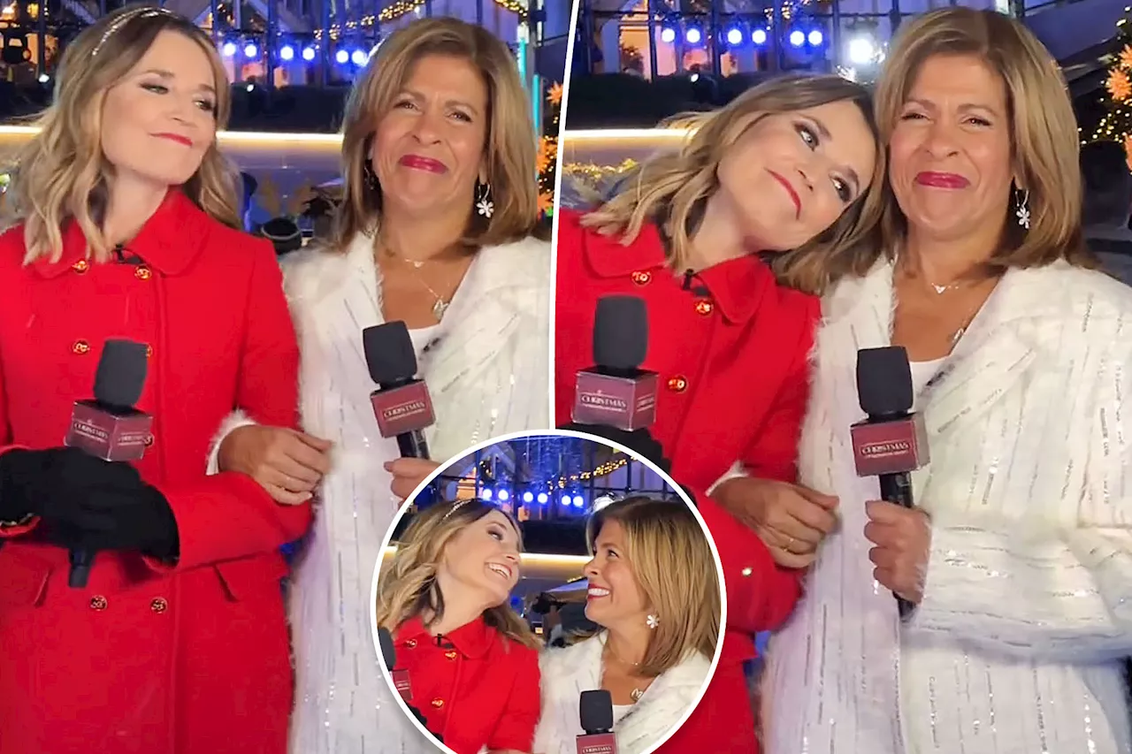 Hoda Kotb and Savannah Guthrie share emotional moment at last Rockefeller Tree Lighting ceremony together