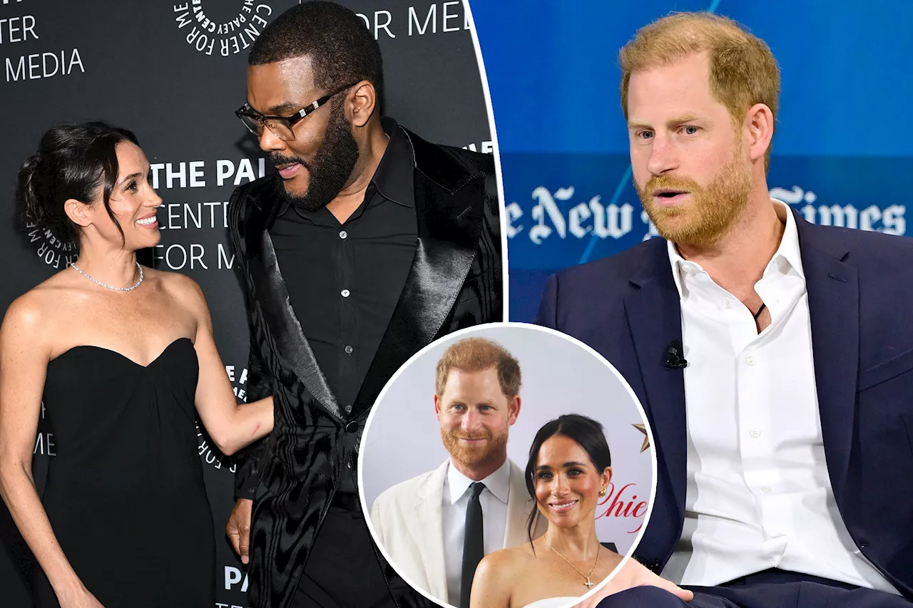 Meghan Markle supports Tyler Perry at LA event as Prince Harry addresses divorce rumors in NYC