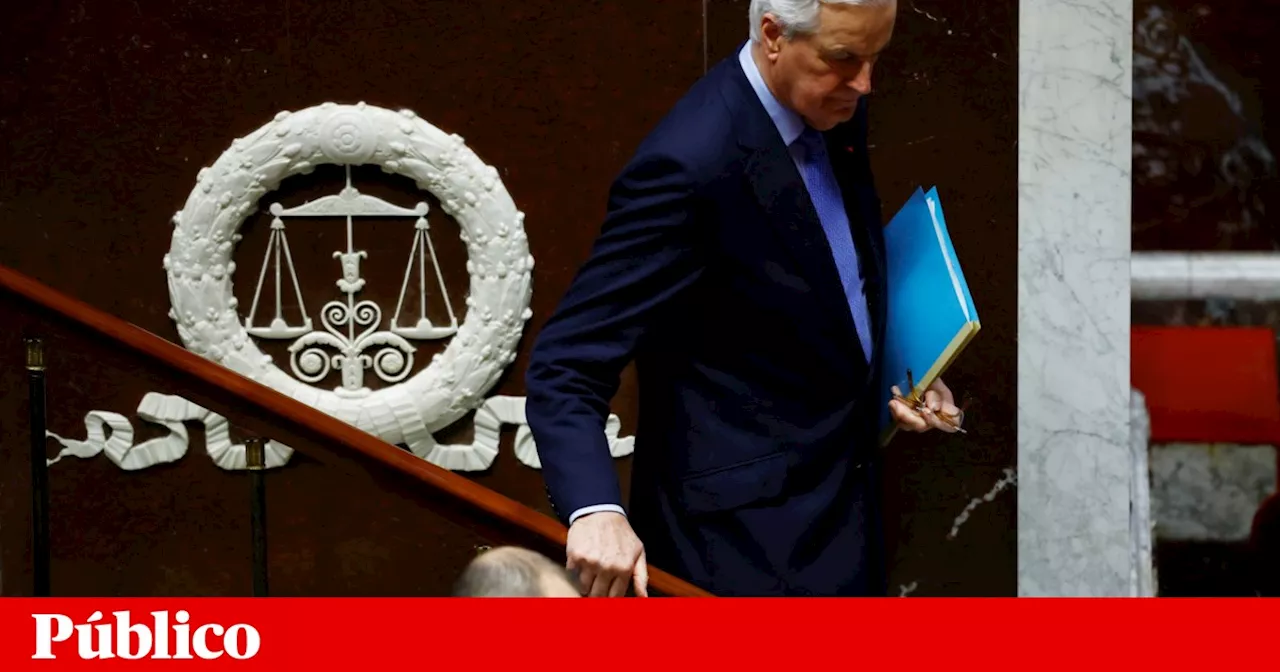 Barnier vai apresentar a demissão do cargo de primeiro-ministro de França