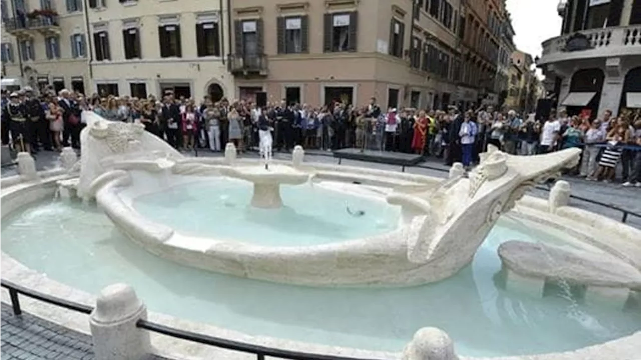 La Barcaccia come la Fontana di Trevi: via ai lavori con i pannelli trasparenti