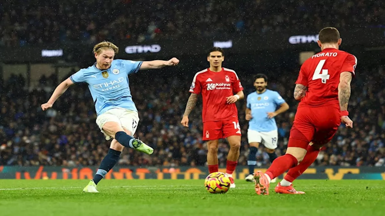 De Bruyne shines as Man City ease past Forest to end losing run - SABC News