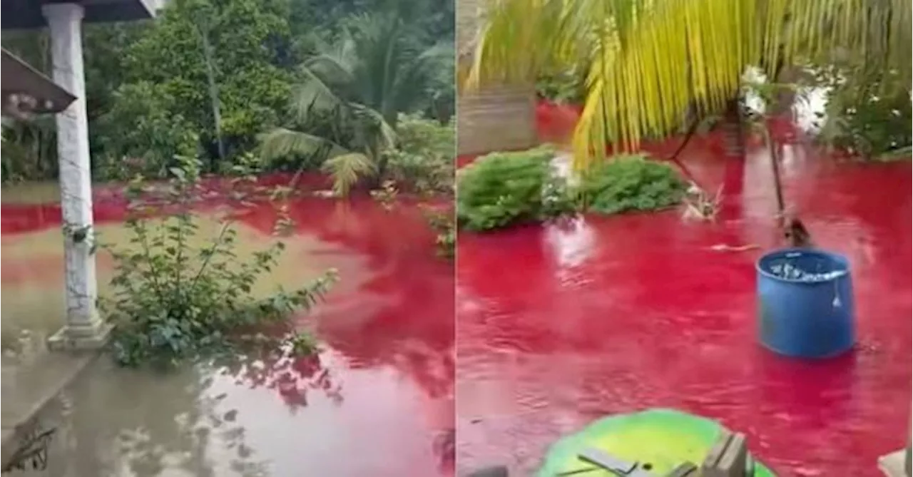 Red Floodwaters In Kelantan Spark Mystery: Here's What Caused The Unusual Phenomenon