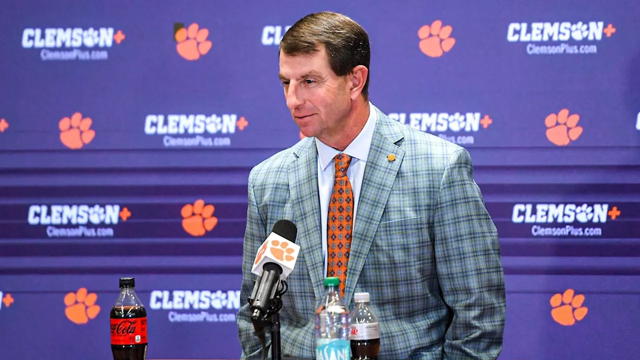 Clemson Tigers Head Coach Dabo Swinney Doesn't Rule Out Using Transfer Portal