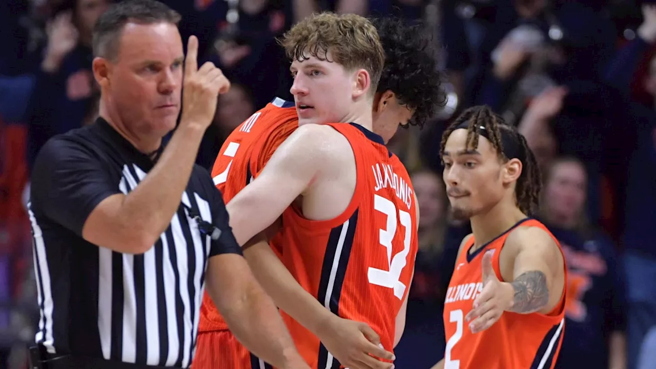 Illini Kasparas Jakucionis, Will Riley Climb in Jonathan Wasserman's Mock Draft