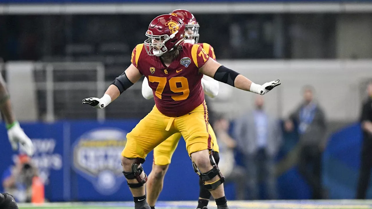 USC Trojans' Jonah Monheim Named To All-Big Ten Teams, Reese's Senior Bowl Game