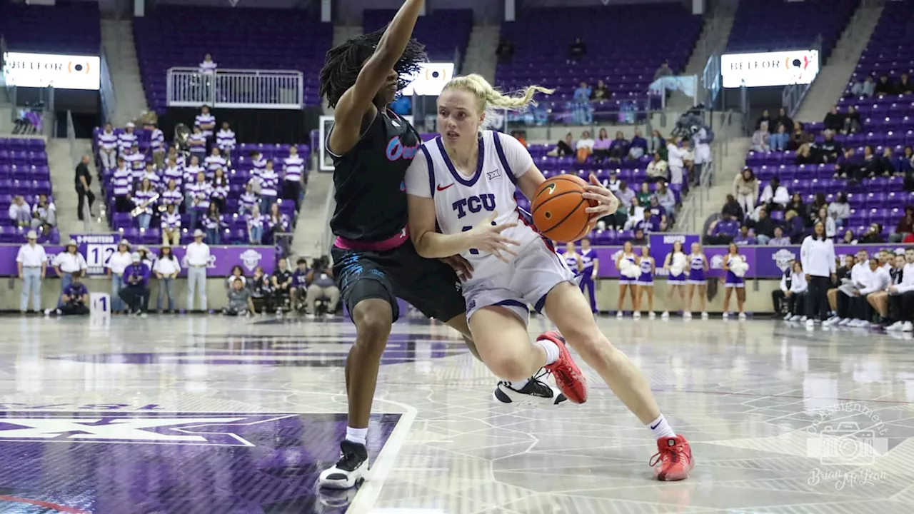 Women's Basketball: No. 9 TCU Beats Florida Atlantic 78-42