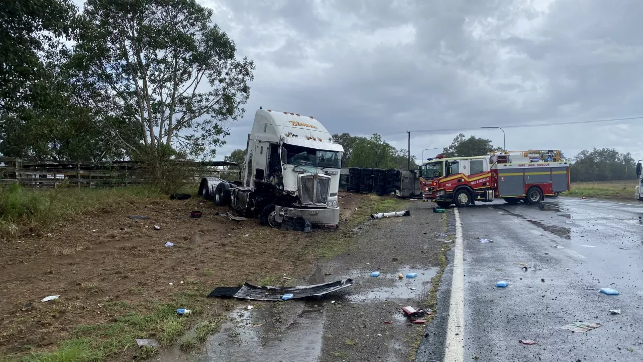 Horror Crash Closes Bruce Highway North of Rockhampton: Two Fighting for Lives, Three Injured