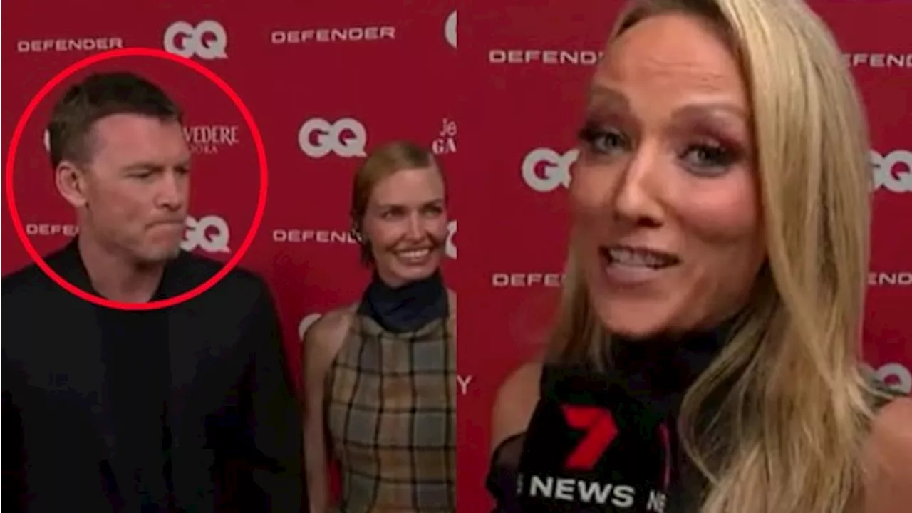 Sam Worthington snaps at reporter over ‘Lara Bingle’ bungle