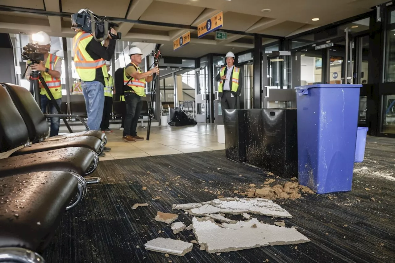 Calgary airport still rebuilding from summer hailstorm, but ready for holiday rush