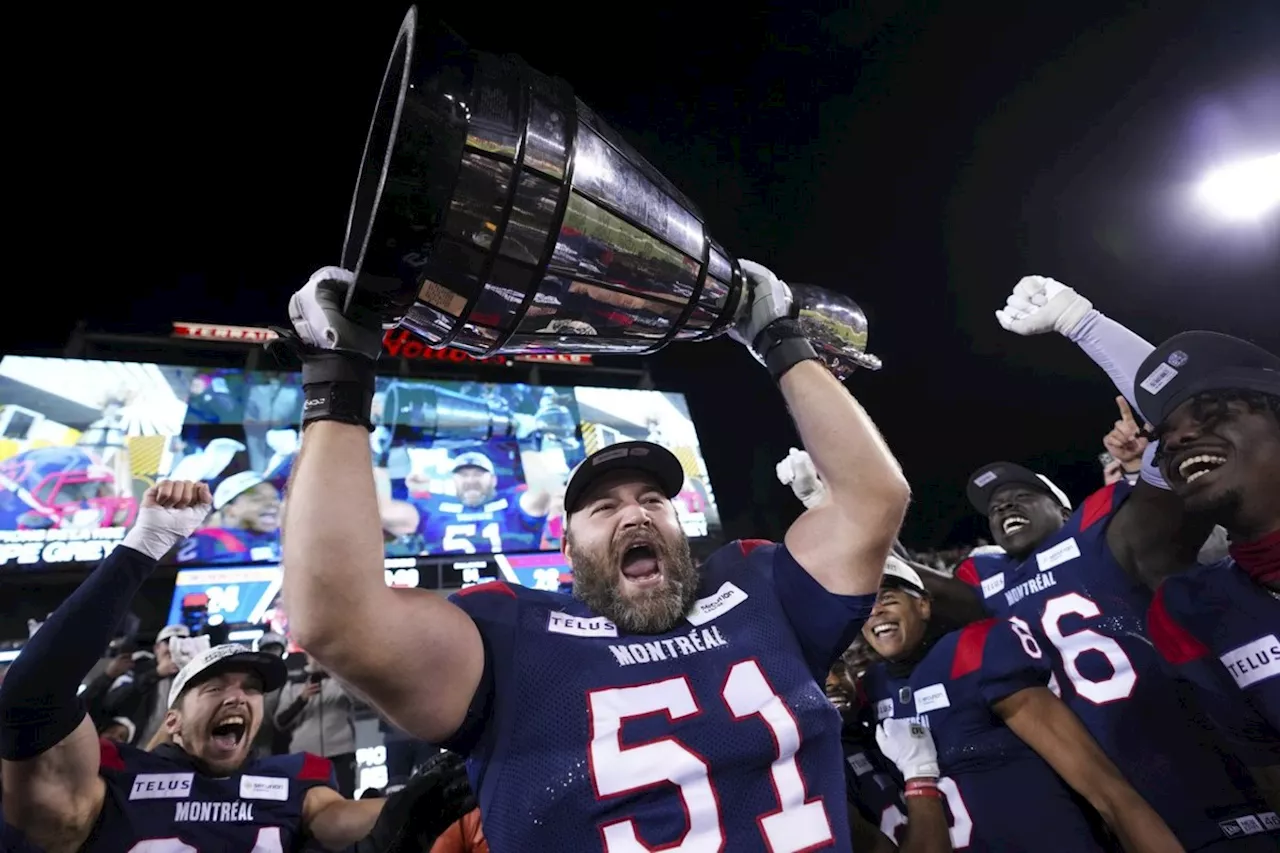 Veteran Alouettes offensive lineman Matte retires after 14 seasons in Montreal