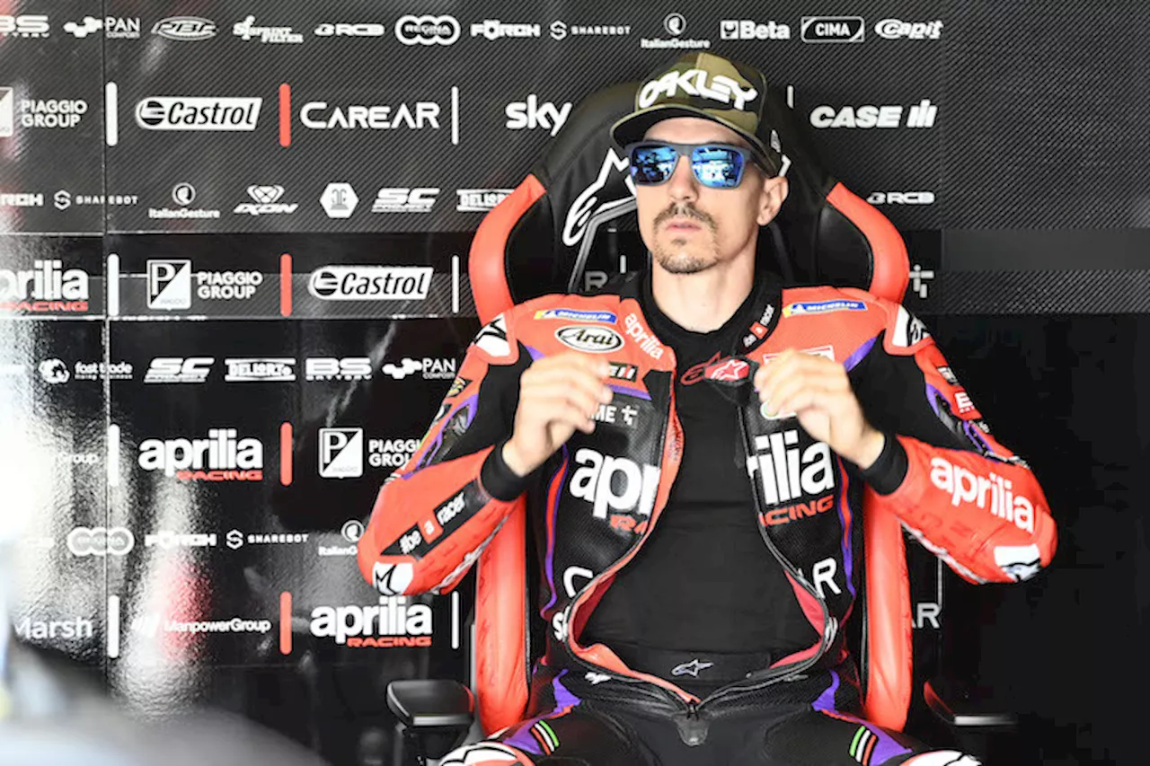 Maverick Viñales, Aprilia Pilot, 7. Platz im Jerez-Sprint nach Fehlqualifikation