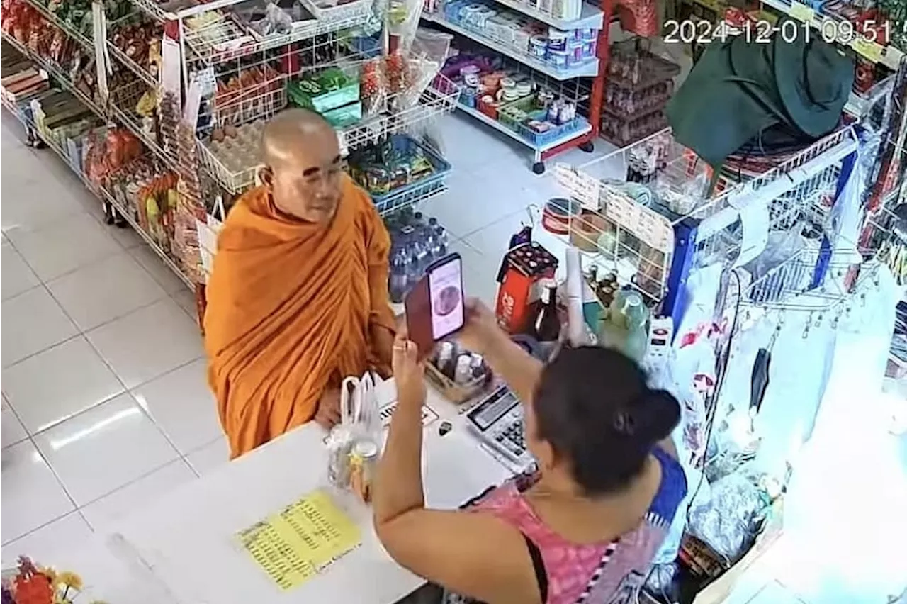 Thai monk’s DIY eyebrows to unlock welfare card payment go viral