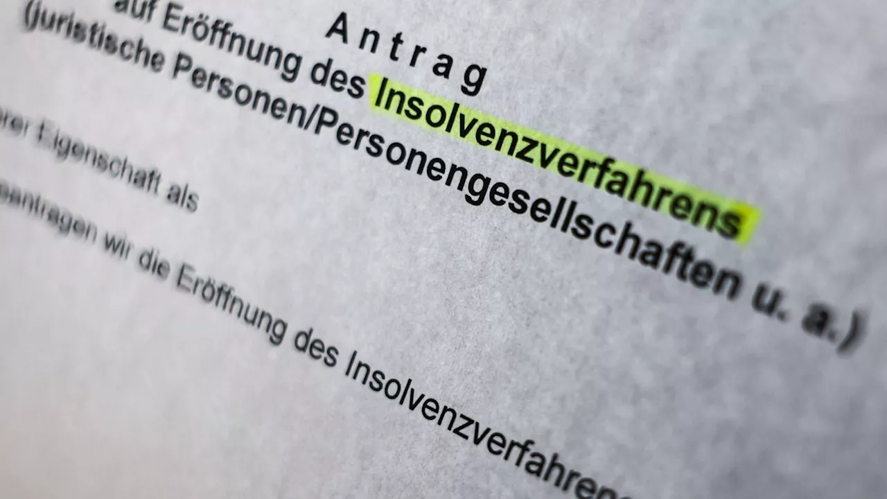 Wirtschaftslage: Anzahl der Insolvenzanträge um zehn Prozent gestiegen