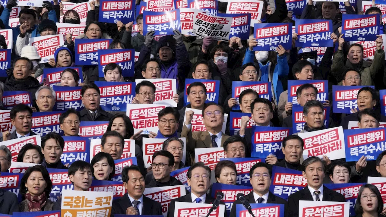 Sydkoreas president Yoon införde och hävde krigslagar - oppositionen protesterar