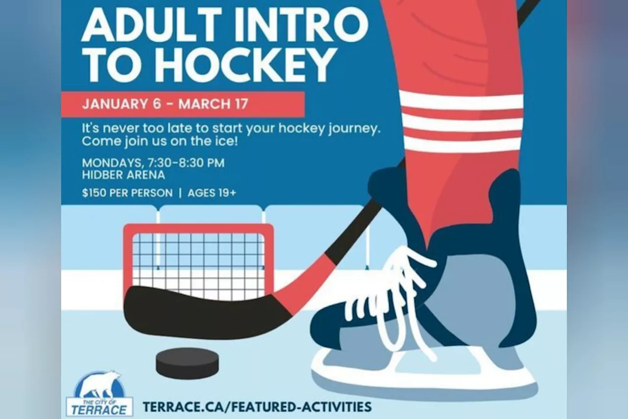 Adult Intro to Hockey program coming to Terrace's Hidber Arena in January