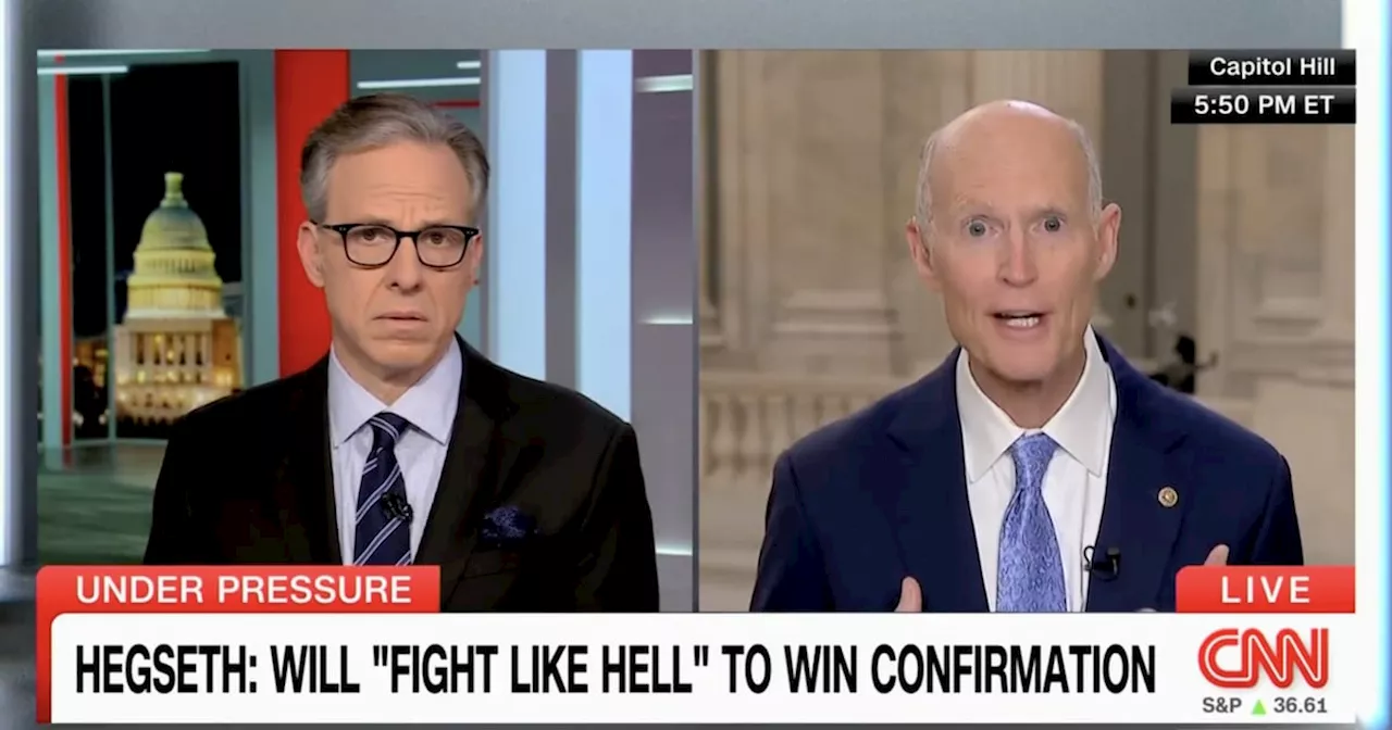 GOP Sen. Rick Scott Says Hegseth Should ‘Absolutely Not’ Let His Accuser Out of NDA