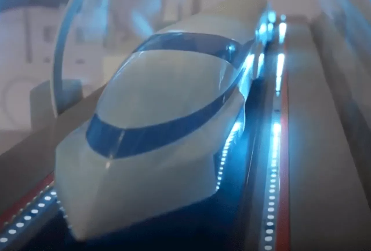 Floating Train Construction Begins, Aiming for 621mph Speeds