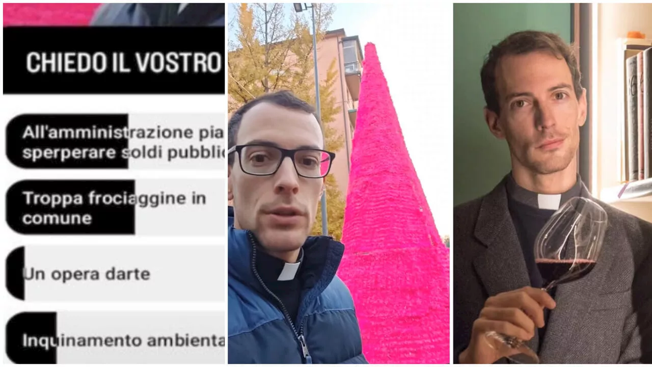 Don Ambrogio Mazzai Critica Albero di Natale in Sondaggio sui Social