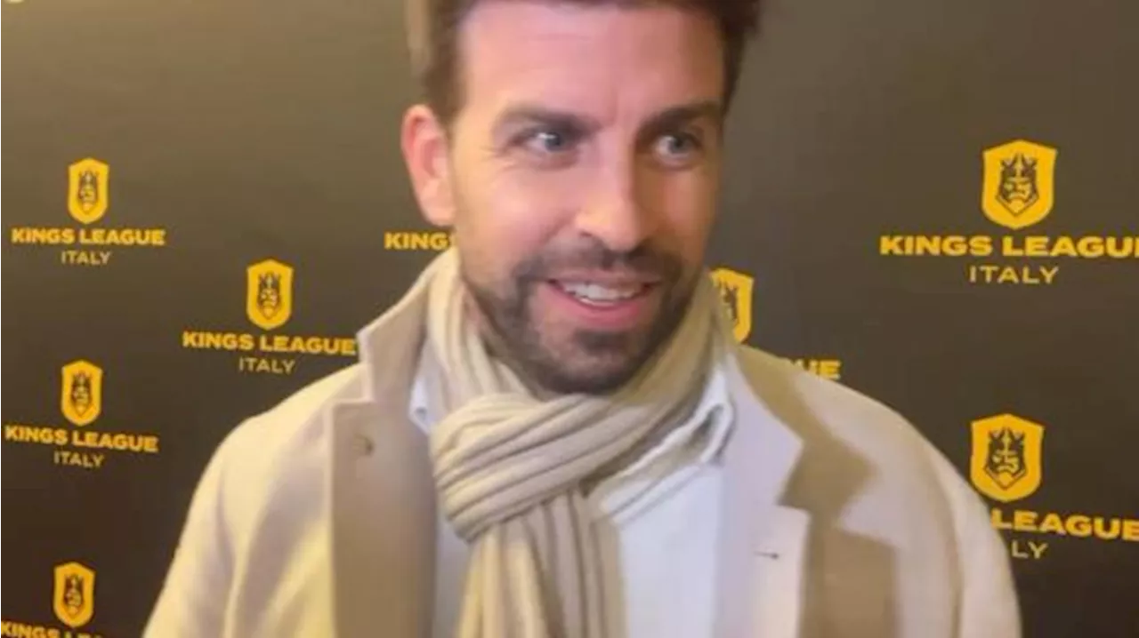 Kings League, Piqué: 'Bello essere qui. Il calcio italiano è tornato ad altissimi livelli'