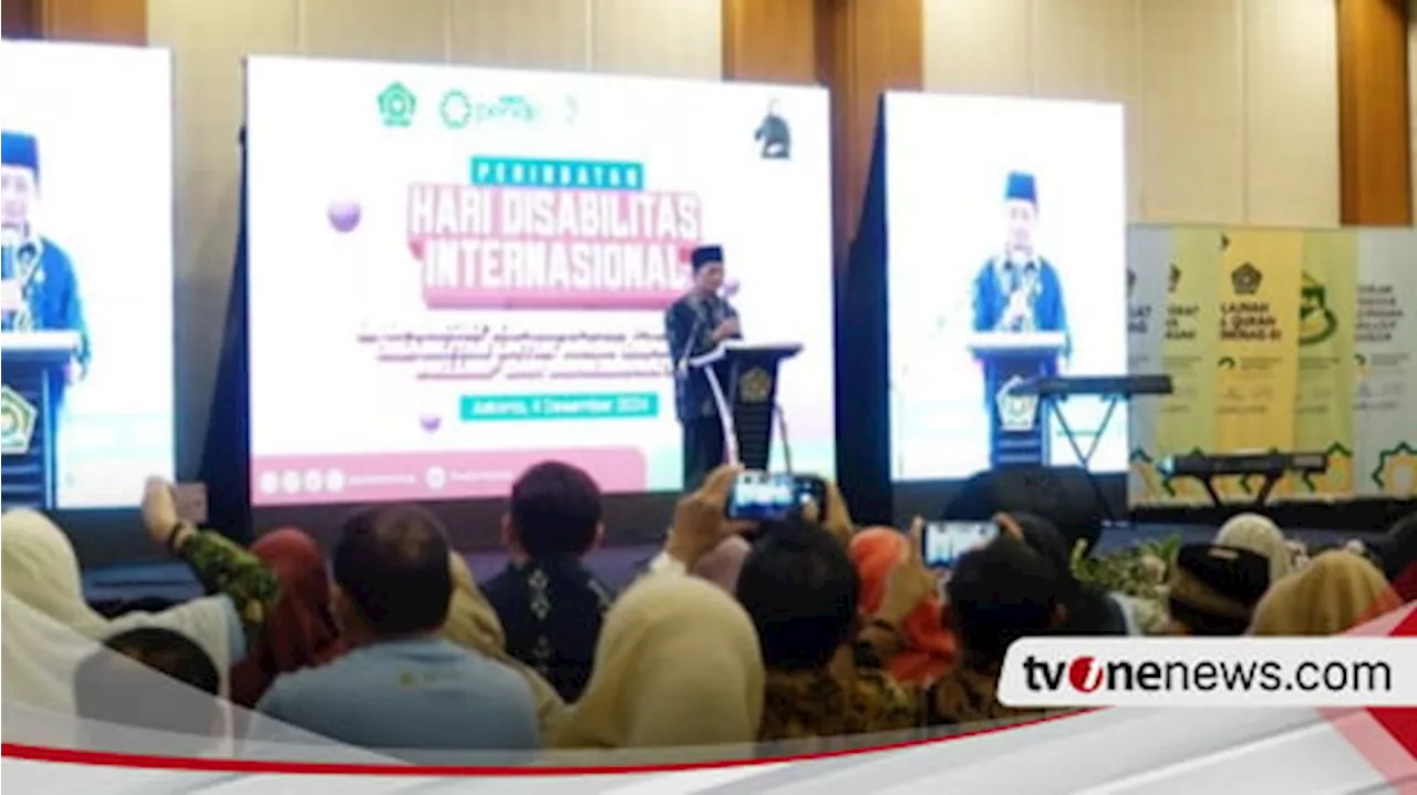 Di Hari Disabilitas Internasional 2024, Nasaruddin Umar Ungkap Kemenag Luncurkan 1.000 Madrasah Inklusi