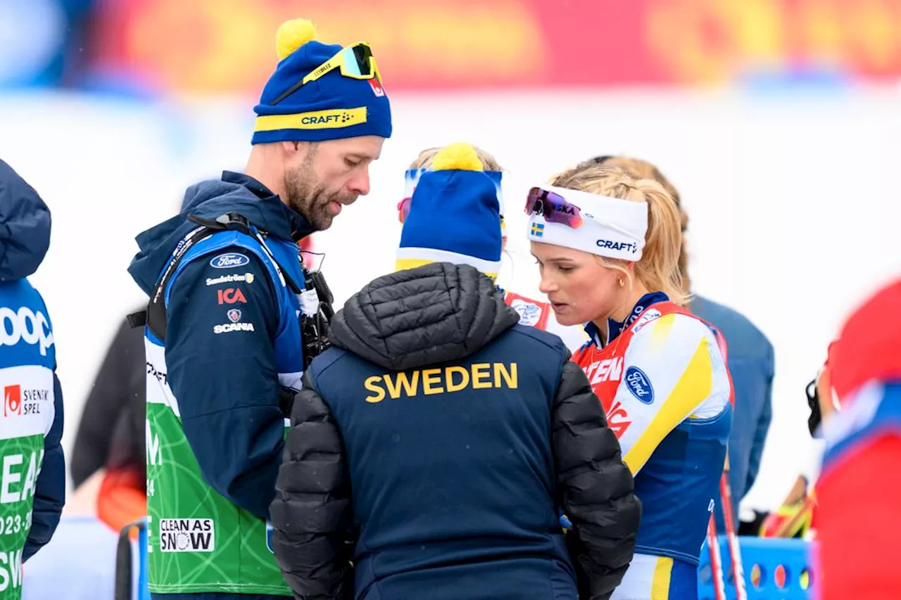 Svenskene Sutrer Over Skiene Under Verdenscupen