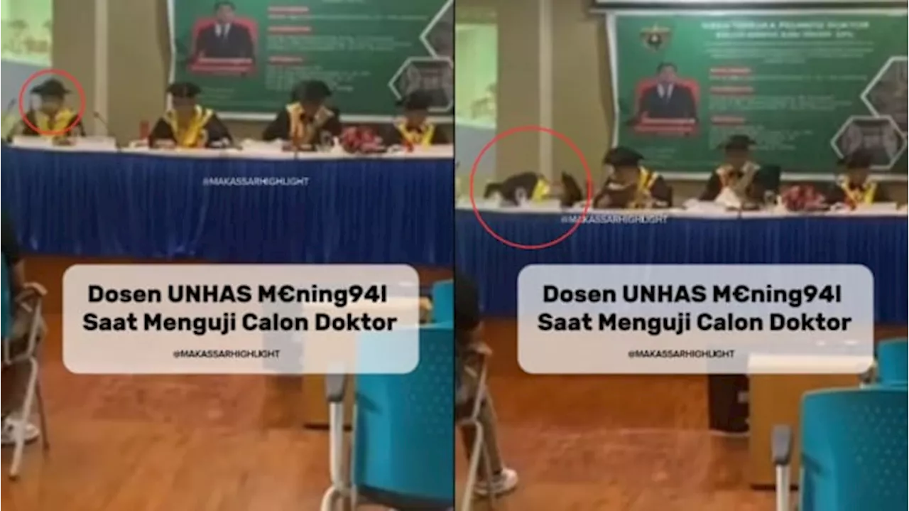 Detik-Detik Dosen Dosen Unhas Meninggal saat Menguji Mahasiswa S3, Diduga Henti Jantung