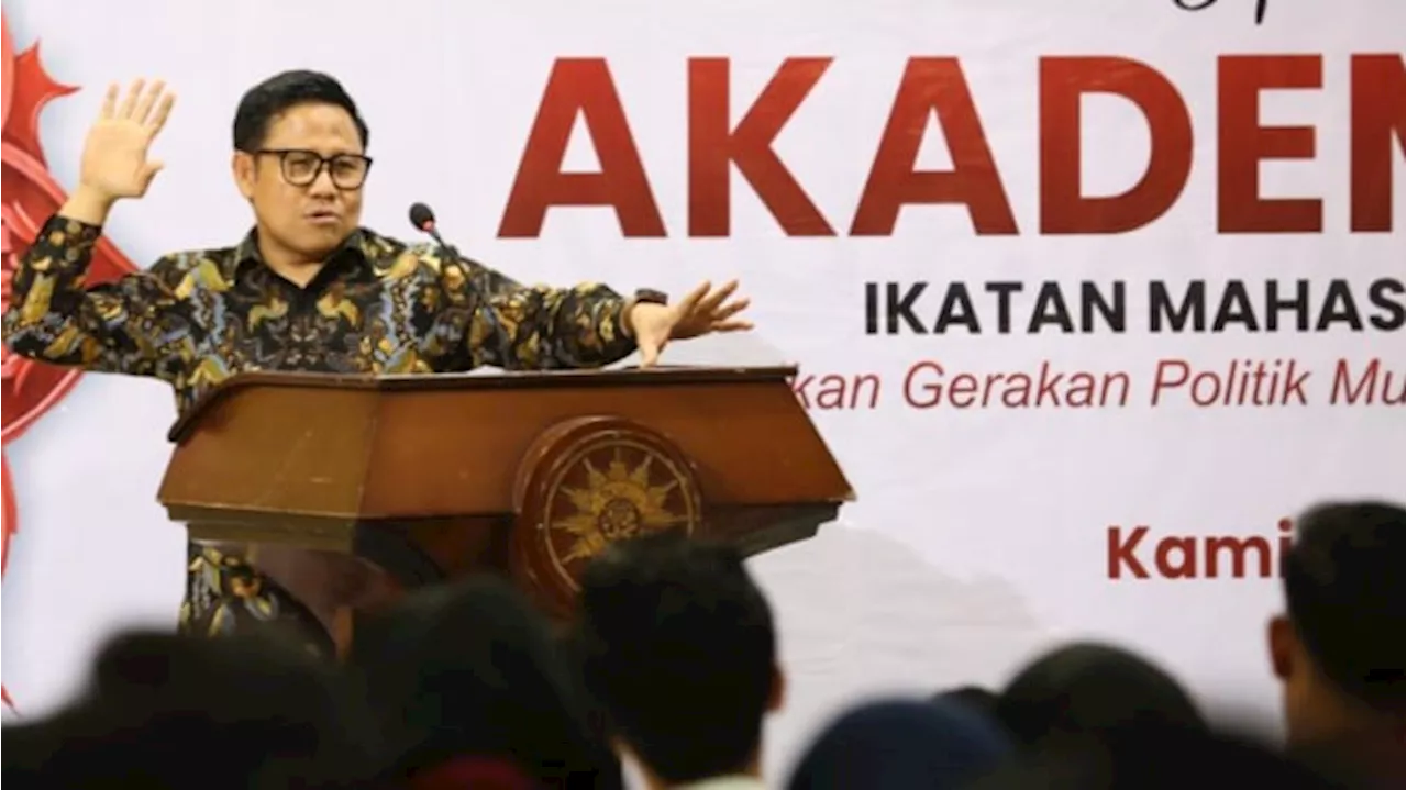 Di Forum Akademi Politik IMM, Cak Imin: Perjuangan Muhammadiyah Dahsyat, Tidak Ada Matinya