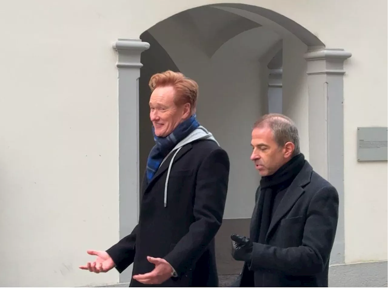 Hier spaziert Conan O'Brien durch Feldkirch