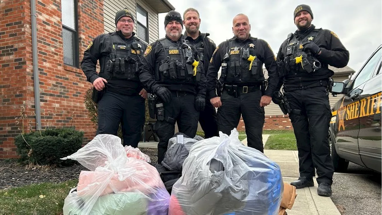 Columbus police and partners deliver warmth with coat donations to children