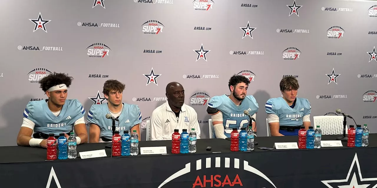 Houston Academy falls short of 3A football title, 50-43 to Mars Hill