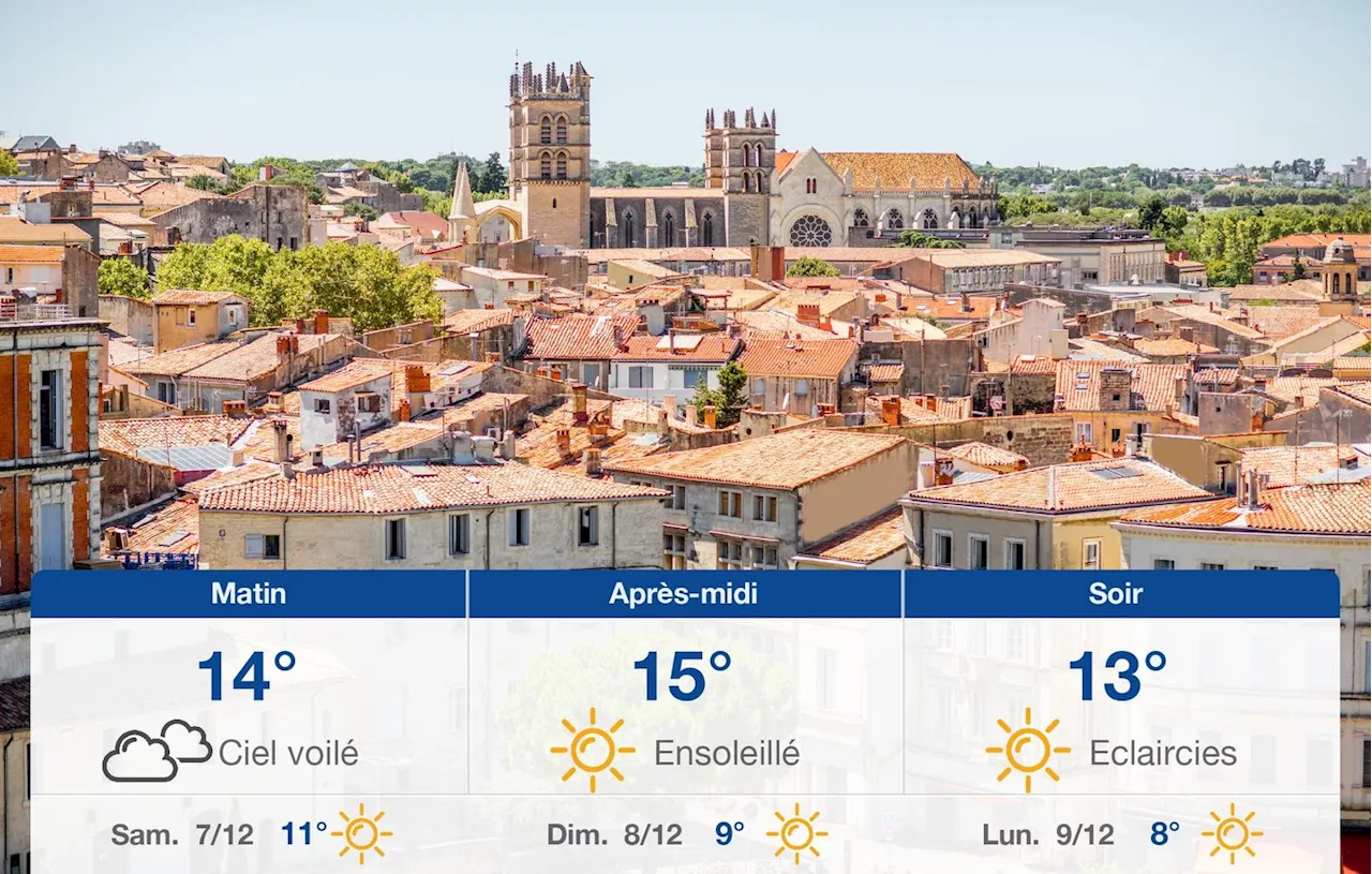 Météo Montpellier: prévisions du vendredi 6 décembre 2024