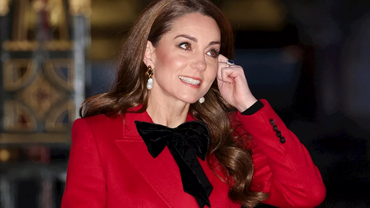 Kate Middleton reaparece sonriente en el concierto de villancicos de Westminster