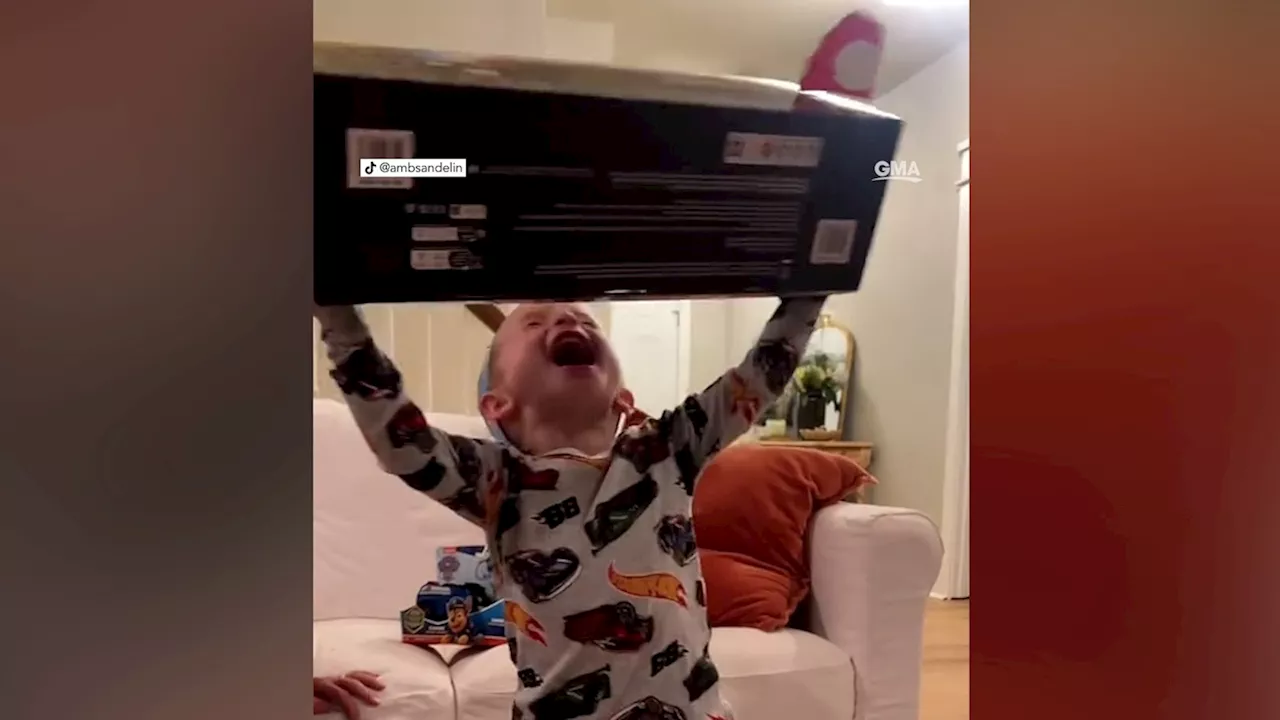 4-year-old has best reaction to receiving birthday present from Costco