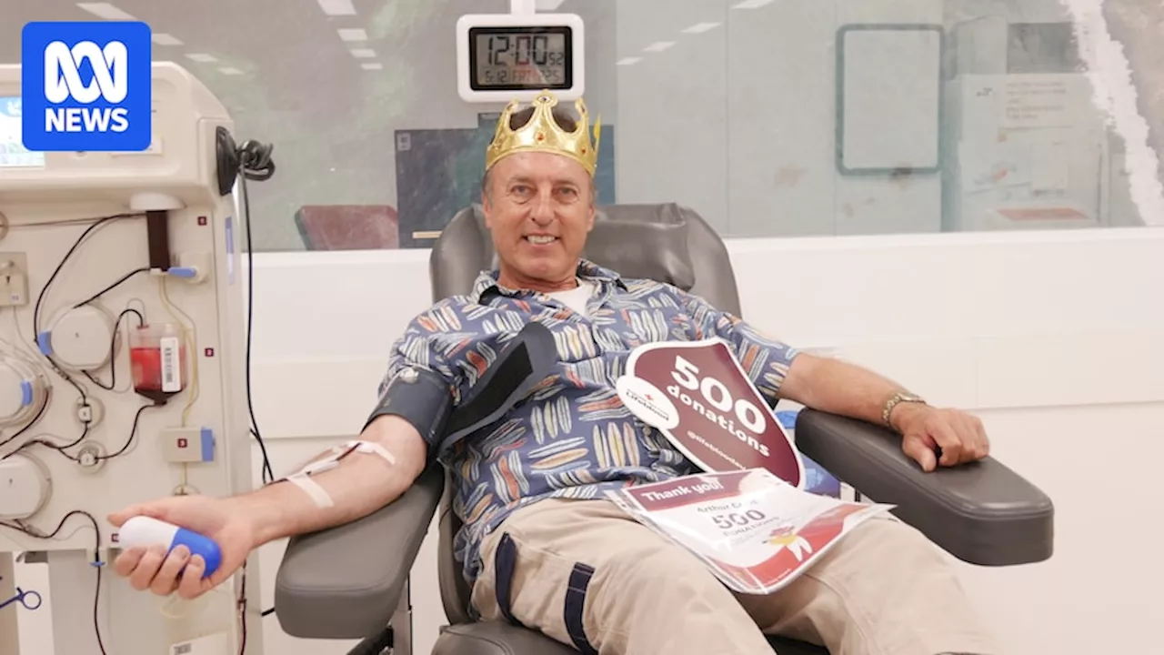 Man with rare antibody saving unborn children becomes blood donor royalty