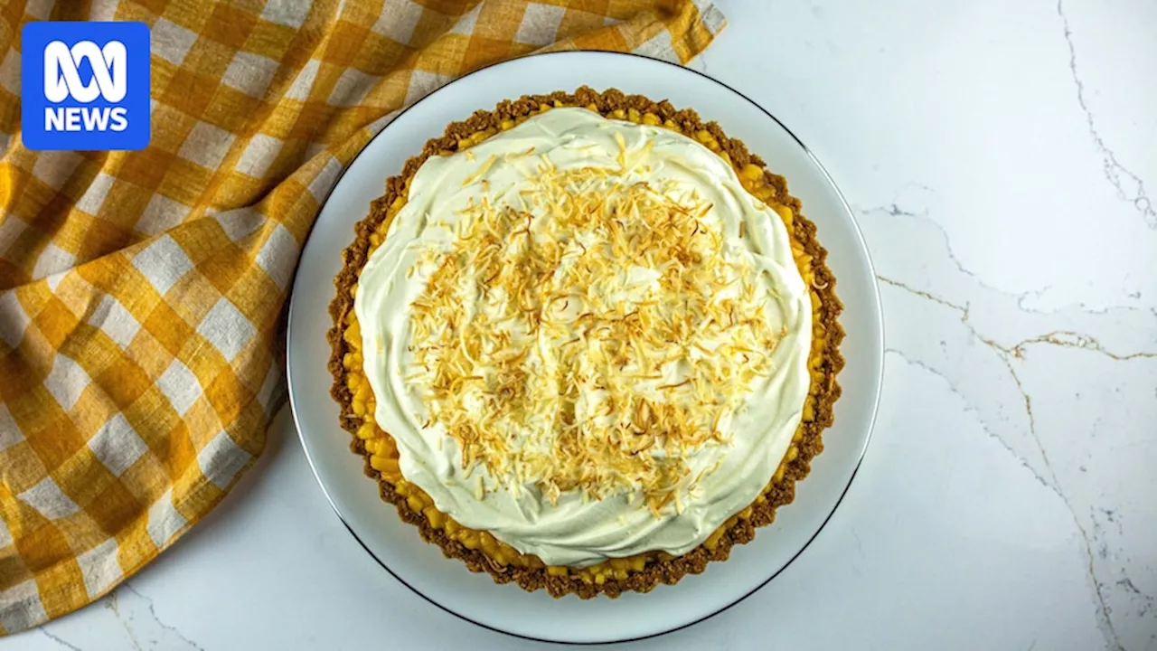 This sunny mango and coconut pie is easy and delicious