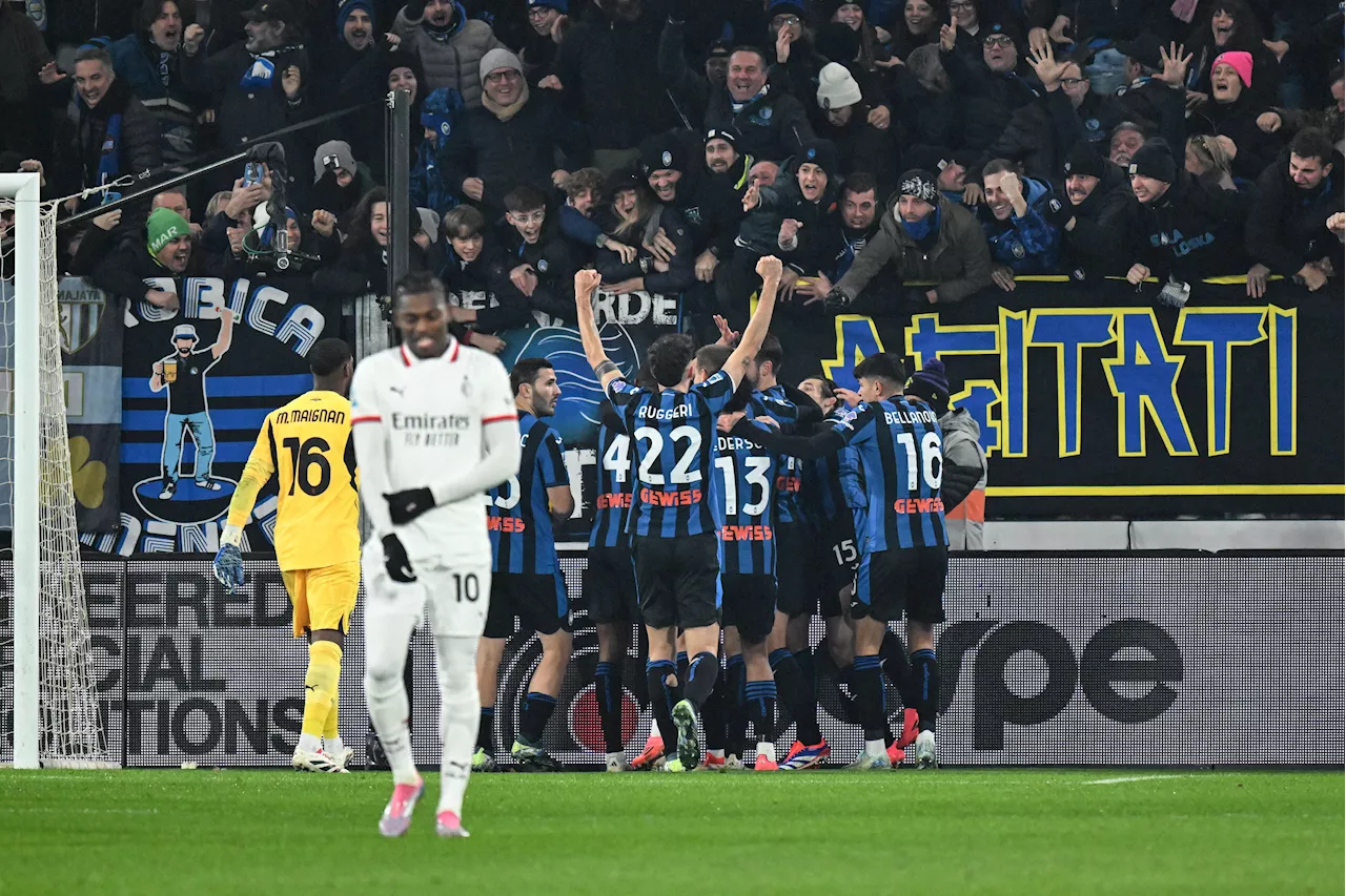 Atalanta-Milan 2-1, nerazzurri di Gasperini primi in classifica