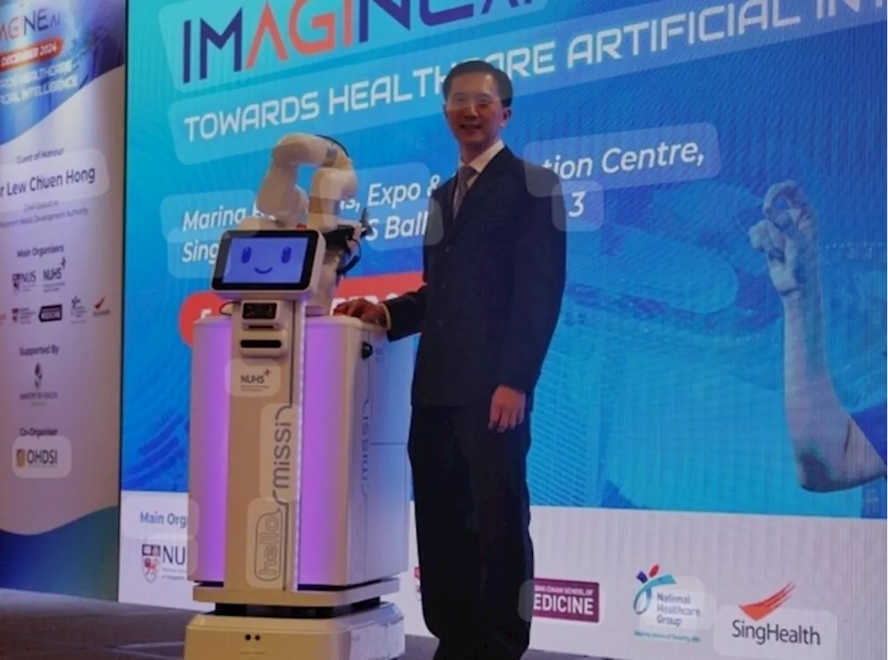 Nuovi robot infermieri Missi al National University Hospital di Singapore